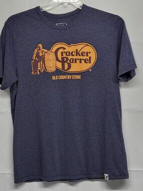 Cracker Barrel T Shirt Mens Large Old Country Store Relaxed Fit Unwind League